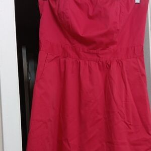 THE LIMITED Hot Pink Strapless Dress